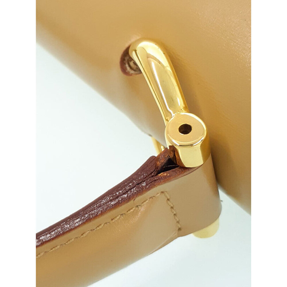 Celine Old W Flap Ring Handbag Yellow - Picture 9 of 9